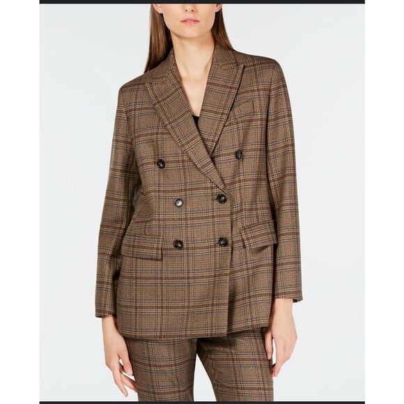 Maxmara weekend pure new wool drown double breasted jacket blazer 14 - Picture 5 of 16